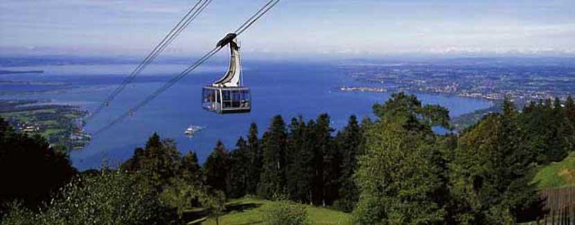 Foto: Pfänderbahn AG – Blick vom Pfänder auf den östlichen Bodensee Foto: Pfänderbahn AG – Blick vom Pfänder auf den östlichen Bodensee