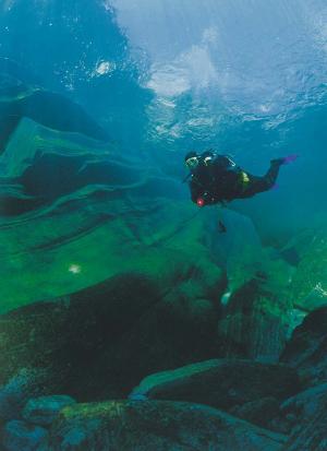 Foto: Tauchschule Meersburg – Imposante Steilwände
